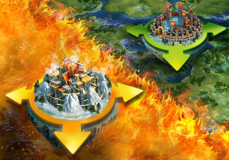 Vikings War of Clans Königreiche-Schlacht