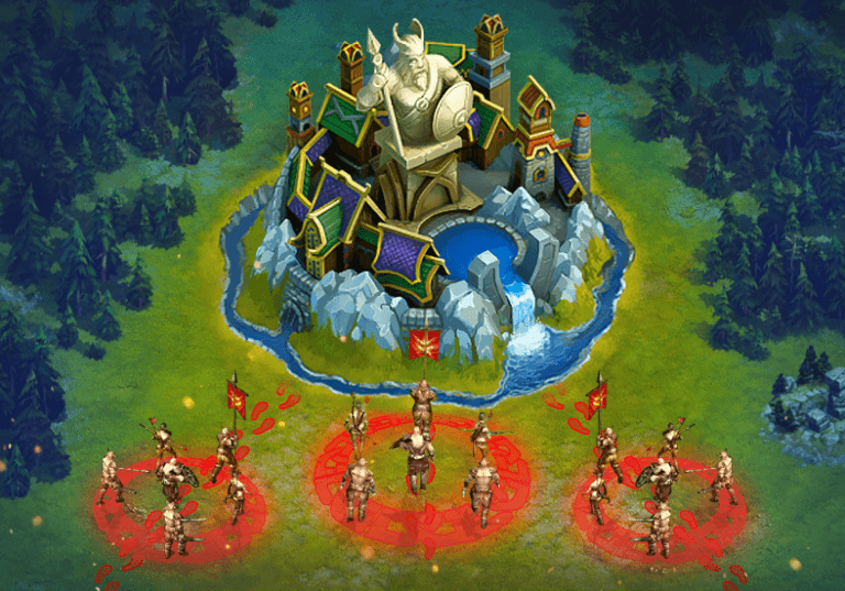 The right way to activate Siege status in the Stronghold - Vikings: War ...