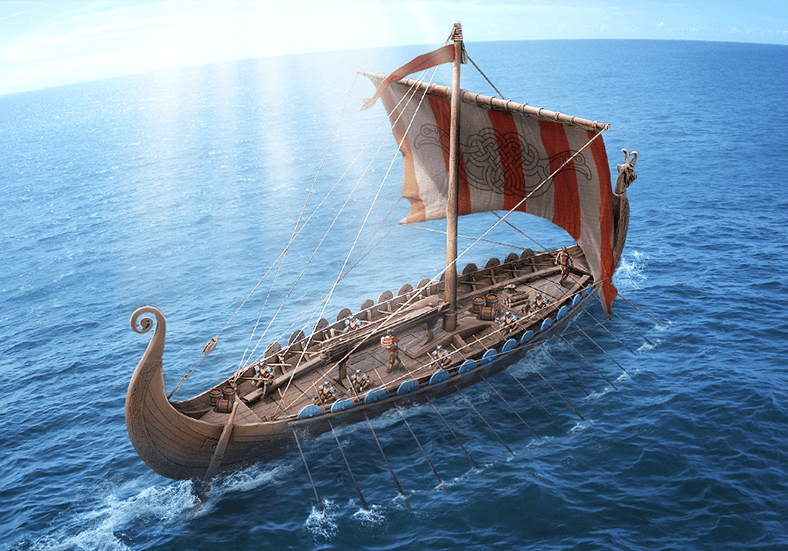 Drakkar, a Viking warship